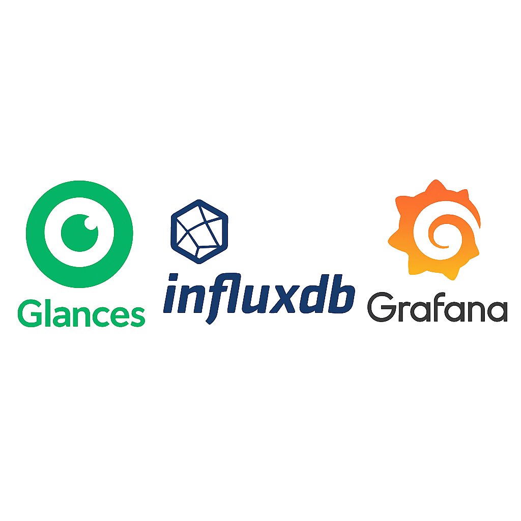 Glances + InfluxDB + Grafana